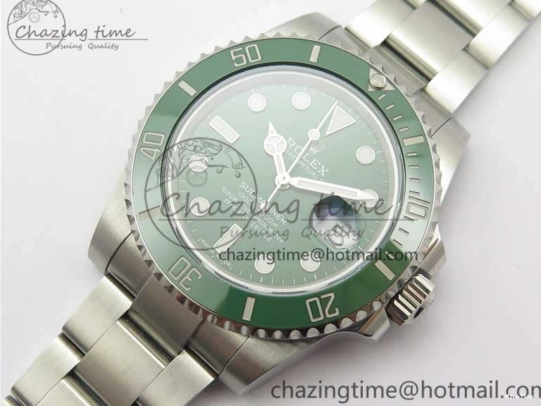 MiroTime 1228 Submariner 116610 LV Green Ceramic ZZF 904L 1:1 Best Edition on SS Bracelet SA3135 V SportInspired 3179